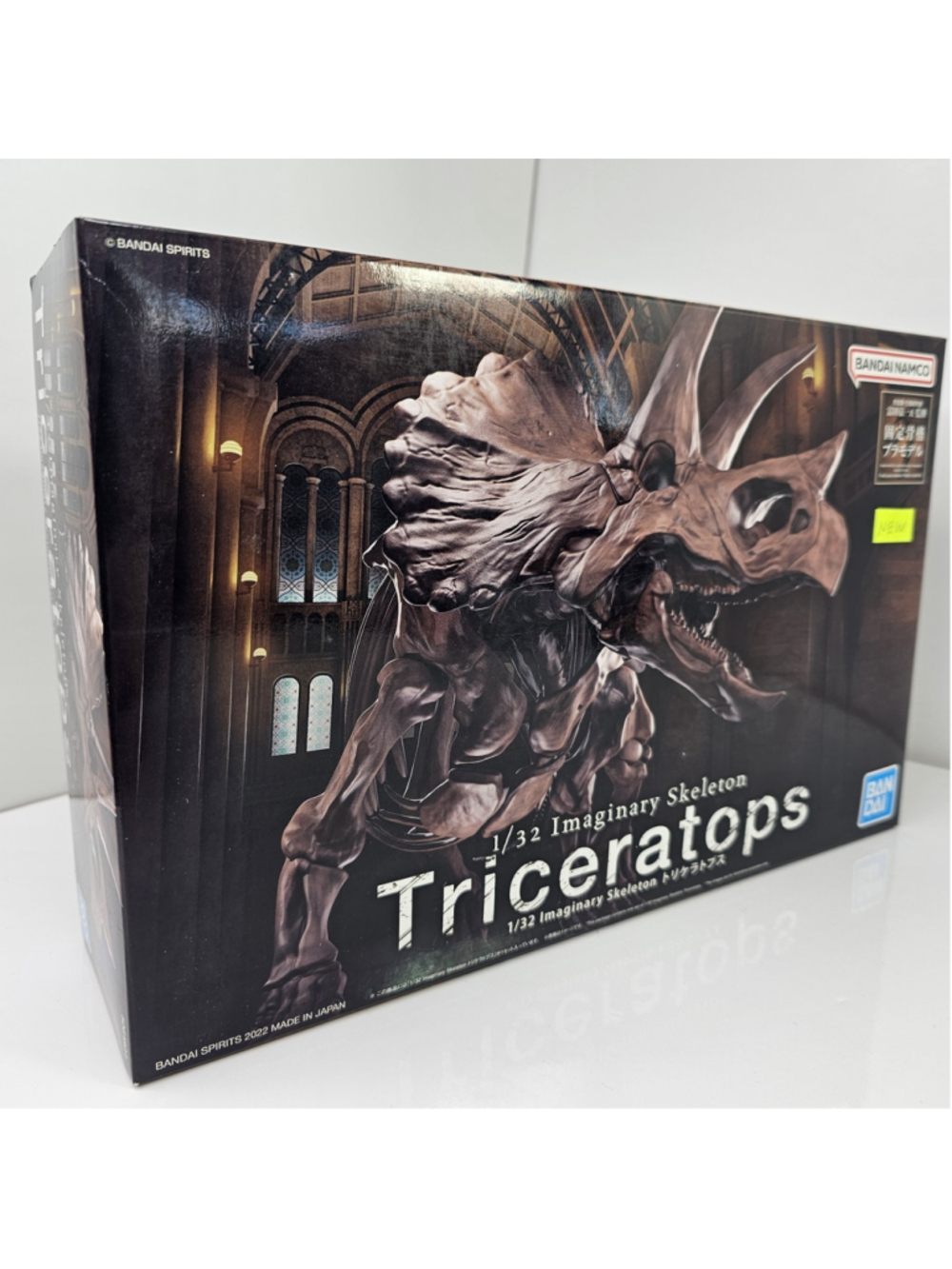 NEW Bandai Namco 1/32 Imaginary Dinosaur Skeleton Triceratops Model Kit